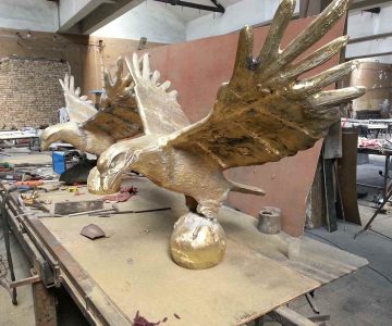 Cast Brass Eagle 4