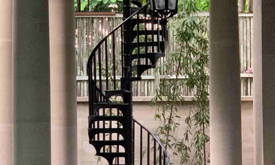 bespoke iron spiral staircase
