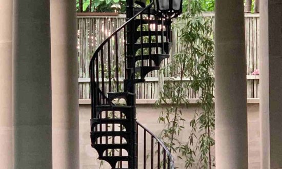bespoke iron spiral staircase