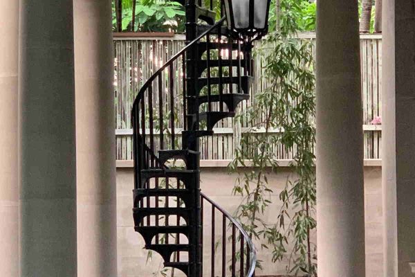 bespoke iron spiral staircase