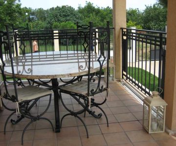 Table and chairs