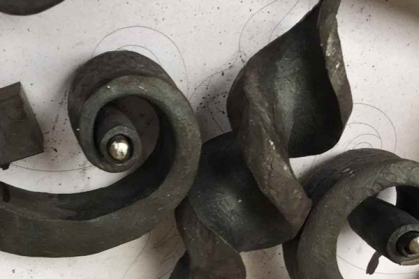 Iron balustrade